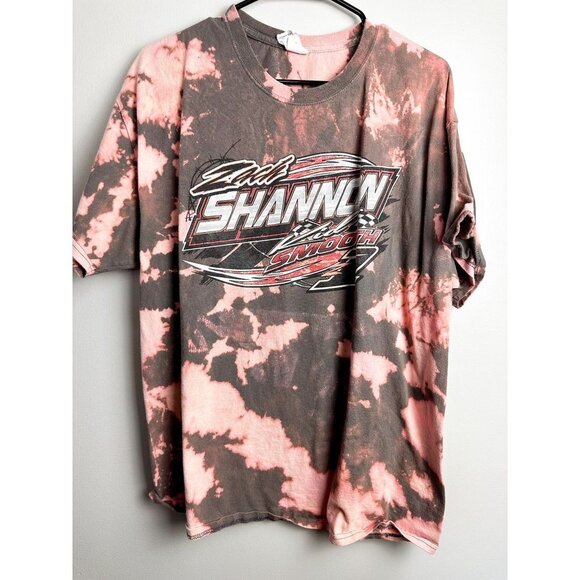 Zach Shannon Smooth Racing Tie Dye Crewneck T shirt mens XL Cotton - Picture 1 of 5
